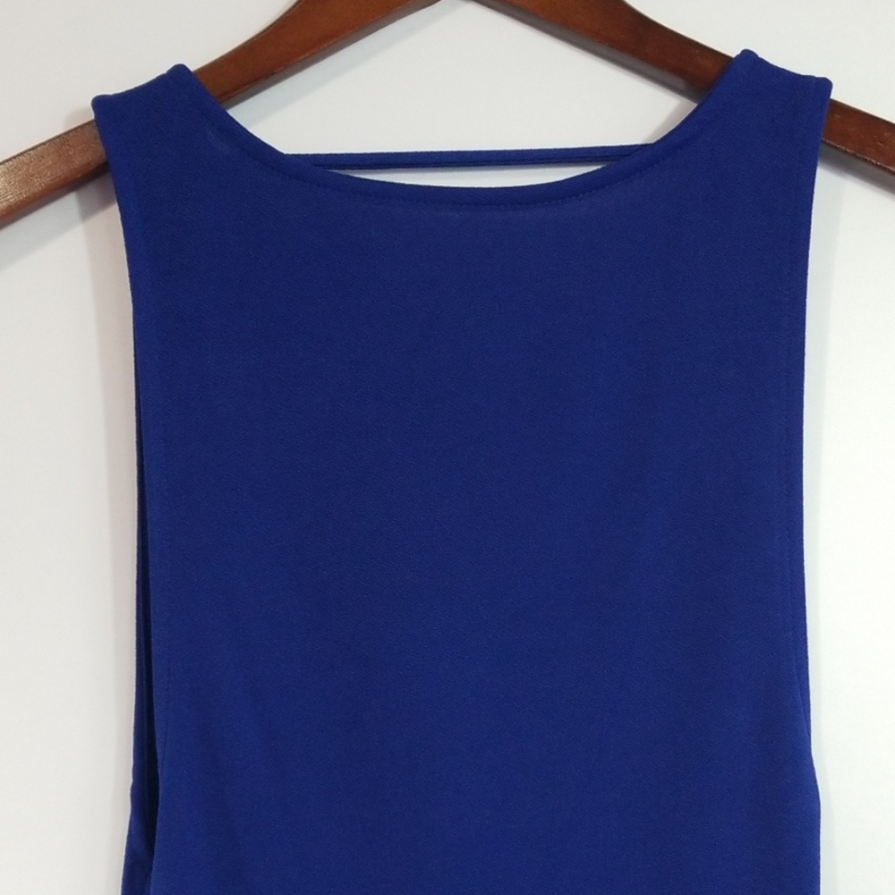 π Navy Blue Bodycon Side Zipper - Picture 6 of 8